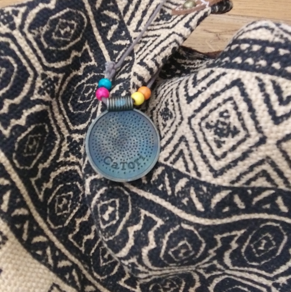 Catori Sun and Sand woven weekender/shoulder bag